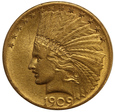 USA 10 Dolarów 1909 rok Indianin 