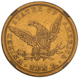 USA 10 Dolarów 1842 Mała Data  NGC XF  Ciekawy Rocznik /K8/19/