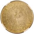 Polska, II RP, 5 Złotych  1934 rok,  NGC MS 61 