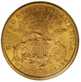 USA 20 Dolarów 1889 S Rok PCGS MS 62