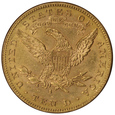 USA 10 Dolarów 1881  S rok 2/2+