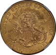 USA, 20 Dolarów Liberty Head 1903 S rok, NGC MS 64