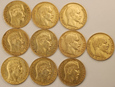 Francja 10 szt. 20 franków Napoleon ,58.05 czystego złota /F/(1)