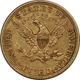 USA, 5 Dolarów Liberty Head 1881 rok, Filadelfia