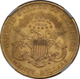 USA, 20 Dolarów Liberty Head 1900 rok, NGC MS 64