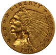 USA 2,5 Dolara 1914  rok Indianin stan 2