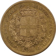 Włochy, 20 Lirów 1856 rok, Sardynia 