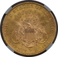 USA, 20 Dolarów Liberty Head 1897 S rok, MS 62 NGC 