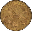USA, 20 Dolarów Liberty Head 1903 S rok, NGC MS 63