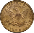 USA, 10 Dolarów Liberty Head 1901 S rok, MS 63 PCGS