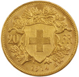 Szwajcaria  20 franków 1914 (B) rok (2)  /F/