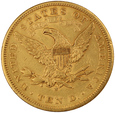 USA 10 Dolarów 1880  S rok  /F   / ok.XF45
