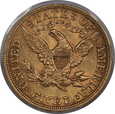 USA, 5 Dolarów Liberty Head 1897 rok, MS 61 PCGS