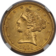 USA, 5 Dolarów Liberty Head 1903 rok, MS 63 NGC, /K8/