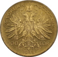 Austria, Franciszek Józef 100 Koron 1915 rok