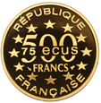 Francja 75 écus / 500 Francs 1994 rok