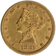 USA 10 Dolarów 1881 rok stan 2-