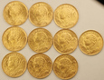 Szwajcaria 10 szt. 20 franków 1935,58.05 czystego złota /F/