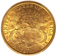 USA 20 Dolarów 1899 S  Rok PCGS AU 55              (F)