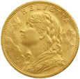 Szwajcaria  20 franków 1913 (B)(1) rok   /F/