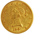 USA 10 Dolarów 1901 S rok /F/