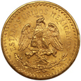 Meksyk 50 Peso 1943 rok inny typ monety