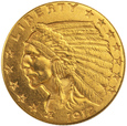 USA 2.5 Dolara 1912 rok Indianin    /K/