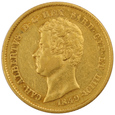 Włochy, 20 Lirów, 1849 rok, Sardynia, F