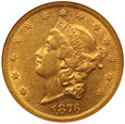 USA 20 Dolarów 1876  Rok NGC AU 53              (F)