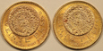 Meksyk Zestaw 2 sztuki 20 Peso 1959 rok