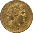 Francja, 20 franków 1850 A rok, OREILLE RELEVEE