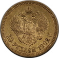 Rosja, Mikołaj II, 10 Rubli 1902 rok AP