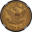 USA , 10 Dolarów Liberty Head 1907 rok , MS 62 NGC, /K7/