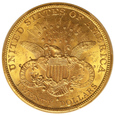 USA 20 Dolarów 1889 S  Rok PCGS MS62          (F)
