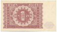 Banknot 1 Złoty 15 Maja 1946 r Seria Bez Ozn. Stan /UNC