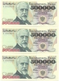 500 000 Zł H. Sienkiewicz 1993r Seria Z
