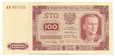 100 Złotych 1 Lipca 1948r Seria KB