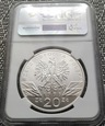 20 Złotych Wilki 1999r NGC PF 69