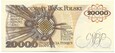 Banknot 20 000 Zł M. Skłodowska 1989r Seria E Stan/UNC-