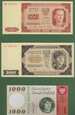 FOLDER NBP-BANKNOTY 1948-1965r (6 szt) 