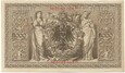Banknot 1000 Reichsbanknote 1910r Seria M
