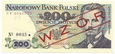 200 Złotych J. Dąbrowski 1986r Seria CR /WZÓR/