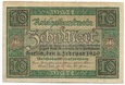 10 Reichsbanknote 1920r Seria Z