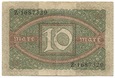 10 Reichsbanknote 1920r Seria Z
