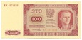 100 Złotych 1 Lipca 1948r Seria KN
