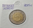 5 Złotych 2015r /Destrukt