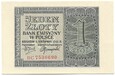 Banknot 1 Złoty 1 Sierpnia 1941r Seria BC