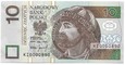Banknot 10 Złotych Mieszko I 1994r Seria KI 0000... StanUNC