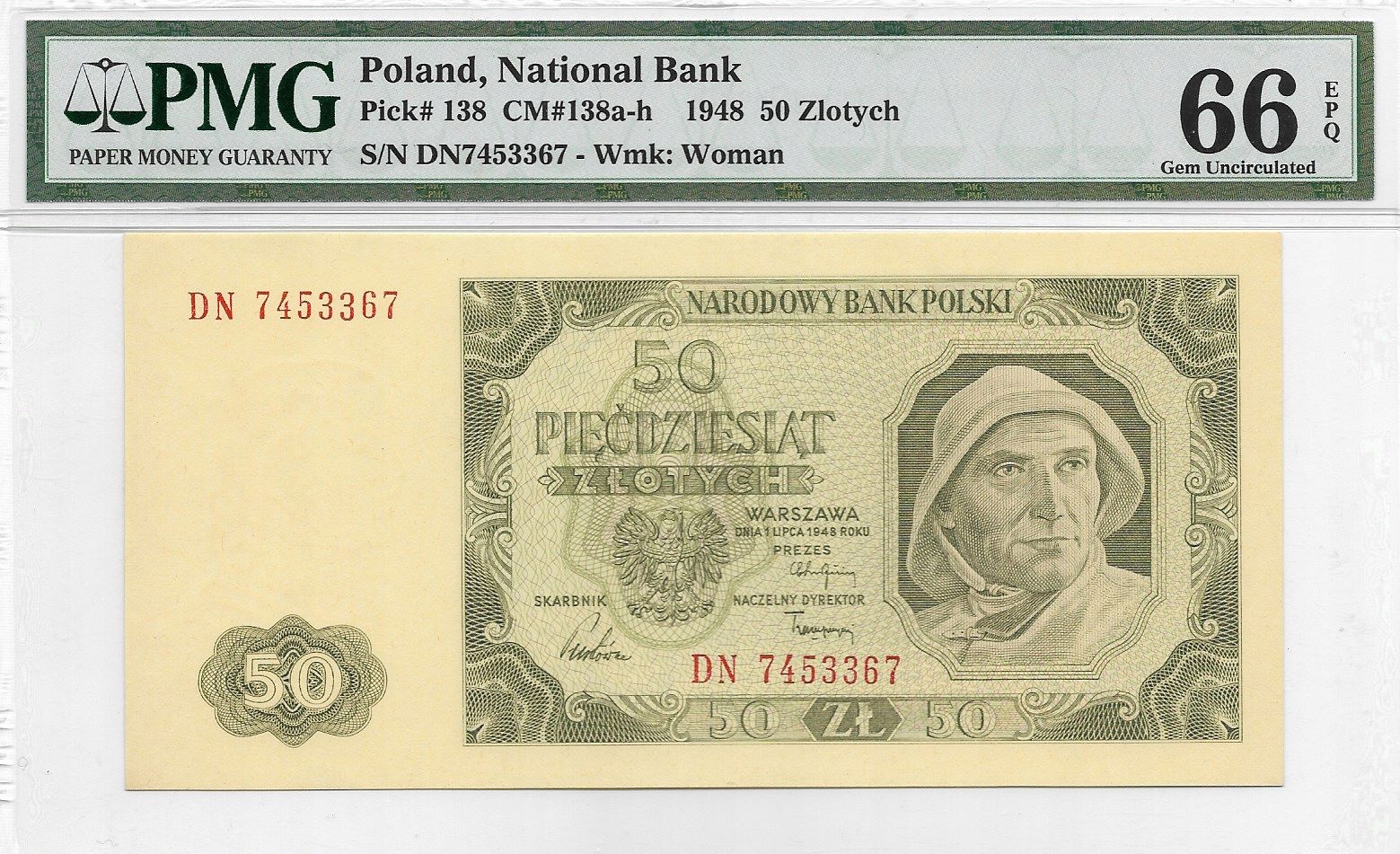 50 Złotych 1 Lipca 1948r Seria DN - Numimarket.pl