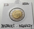 5 Złotych 2021r /Destrukt-B. Ładny